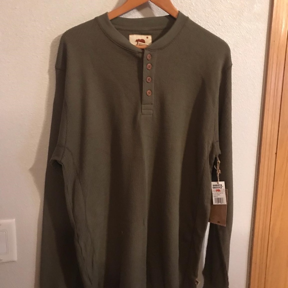 Dakota Grizzly Mens Henley Shirt size XL